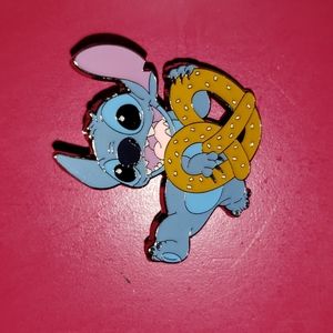 Stitch Food Pretzel Loungefly Pin